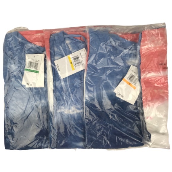 CG SPORT Tie Dye Tee Boxy Short Sleeve Rolled Cuff T-Shirt NWT - Picture 3 of 7